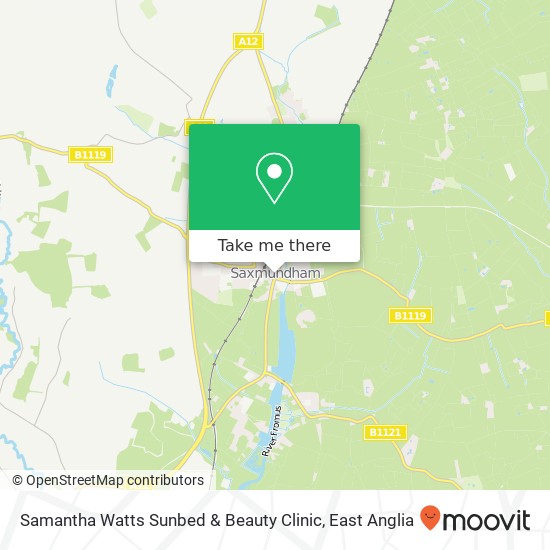 Samantha Watts Sunbed & Beauty Clinic map