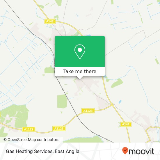 Gas Heating Services map