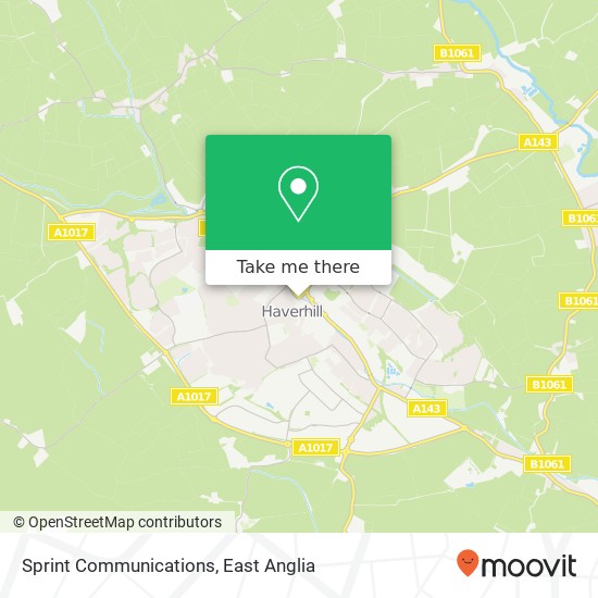 Sprint Communications map