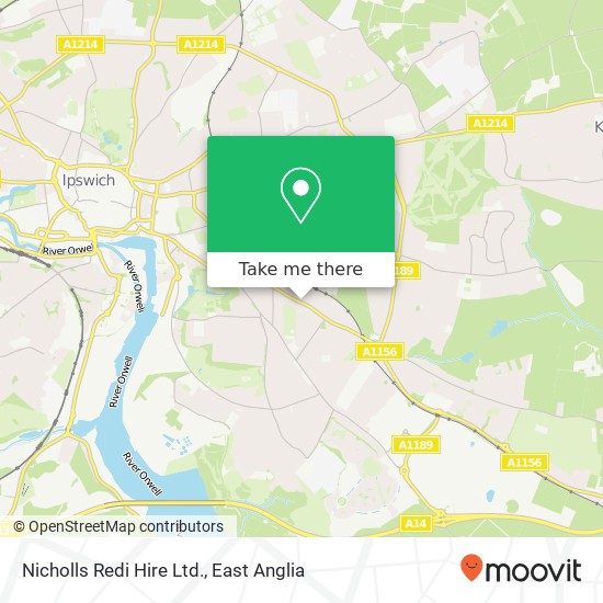 Nicholls Redi Hire Ltd. map