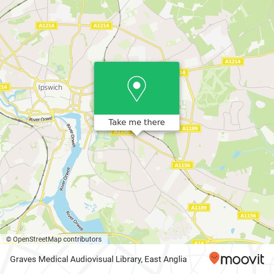 Graves Medical Audiovisual Library map