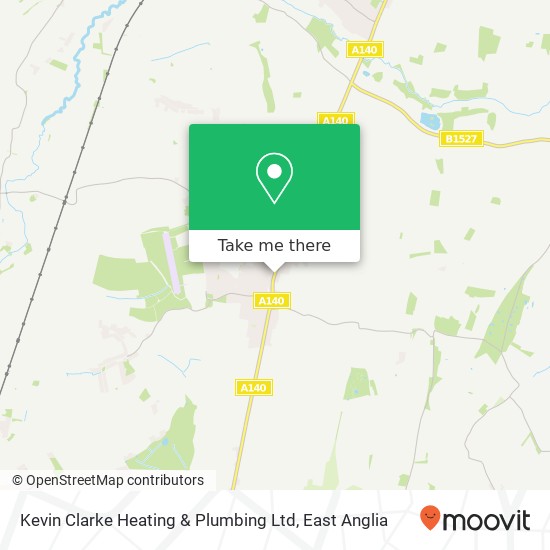 Kevin Clarke Heating & Plumbing Ltd map