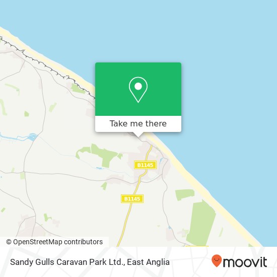 Sandy Gulls Caravan Park Ltd. map