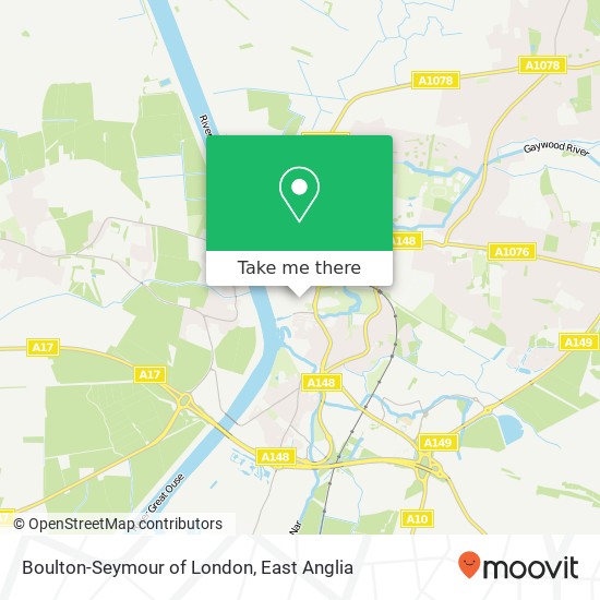 Boulton-Seymour of London map