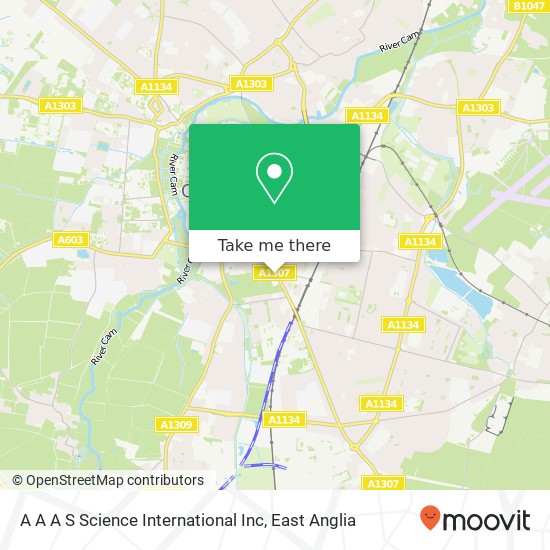 A A A S Science International Inc map