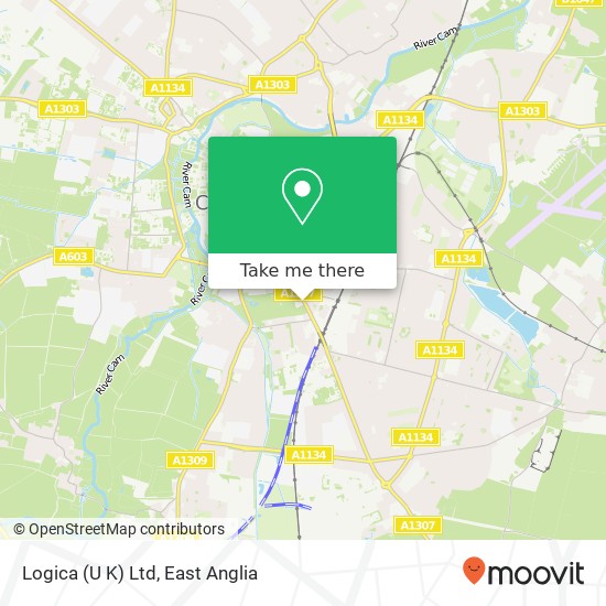 Logica (U K) Ltd map