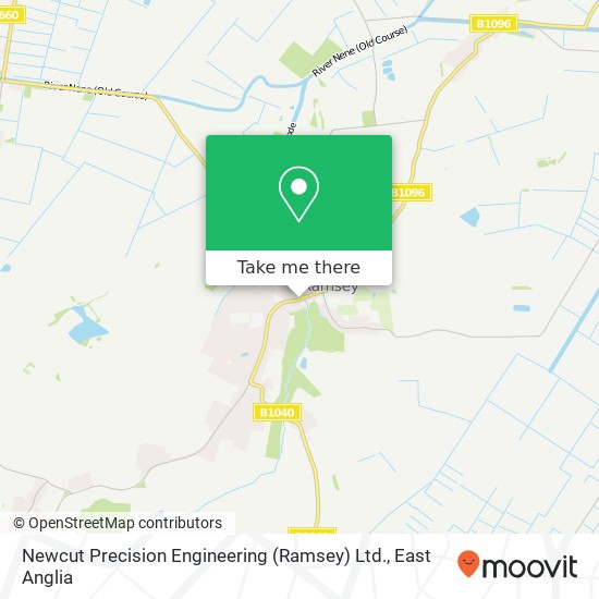 Newcut Precision Engineering (Ramsey) Ltd. map