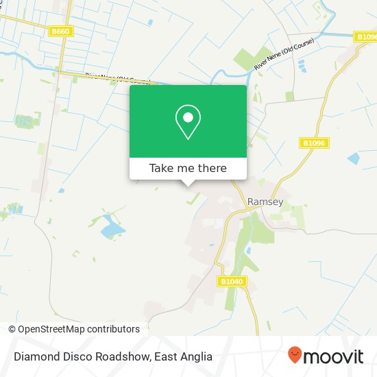 Diamond Disco Roadshow map