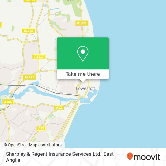 Sharpley & Regent Insurance Services Ltd. map
