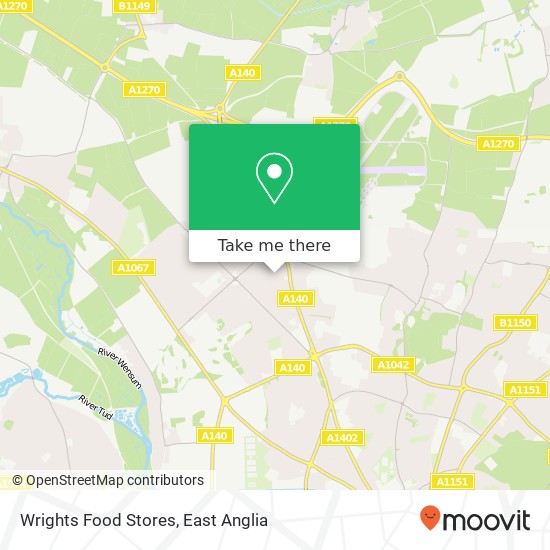 Wrights Food Stores map