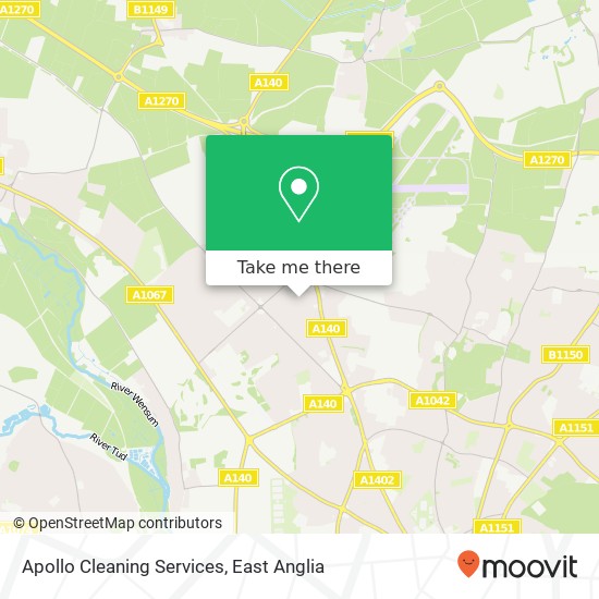 Apollo Cleaning Services map