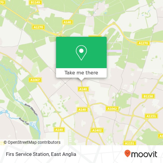 Firs Service Station map
