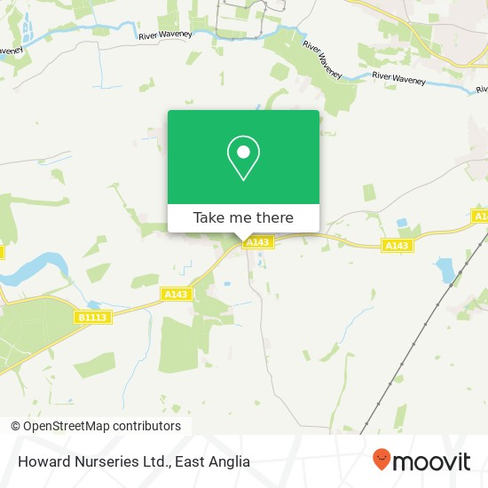 Howard Nurseries Ltd. map