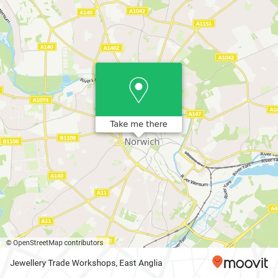 Jewellery Trade Workshops map