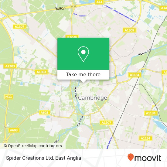 Spider Creations Ltd map