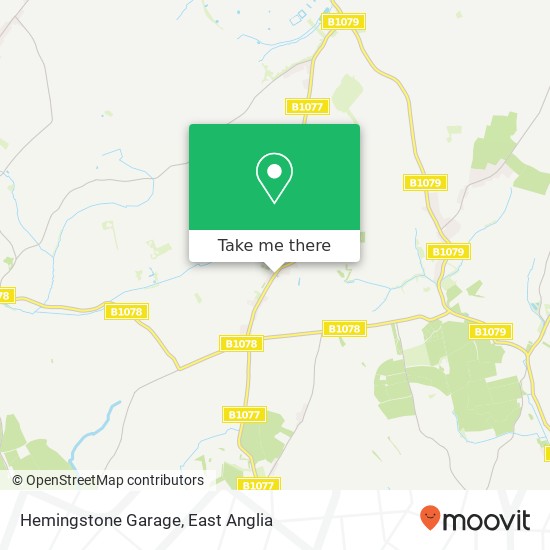 Hemingstone Garage map