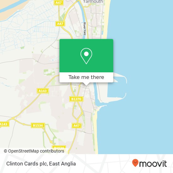 Clinton Cards plc map