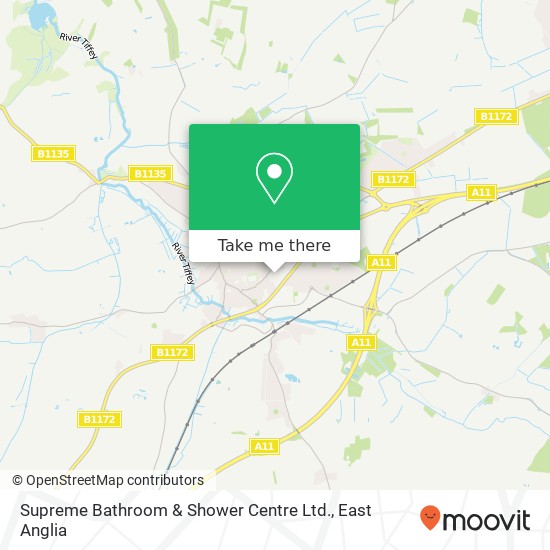 Supreme Bathroom & Shower Centre Ltd. map