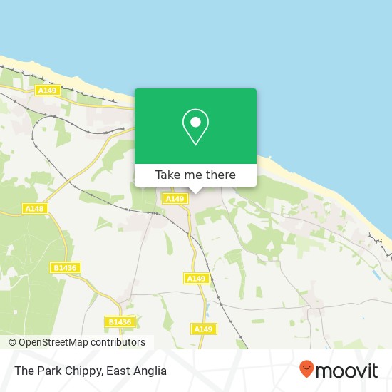 The Park Chippy map
