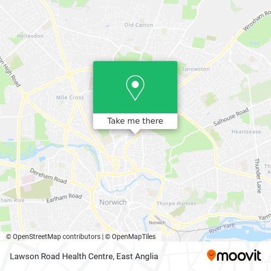 Lawson Road Health Centre map