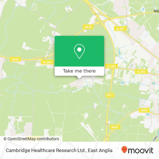 Cambridge Healthcare Research Ltd. map