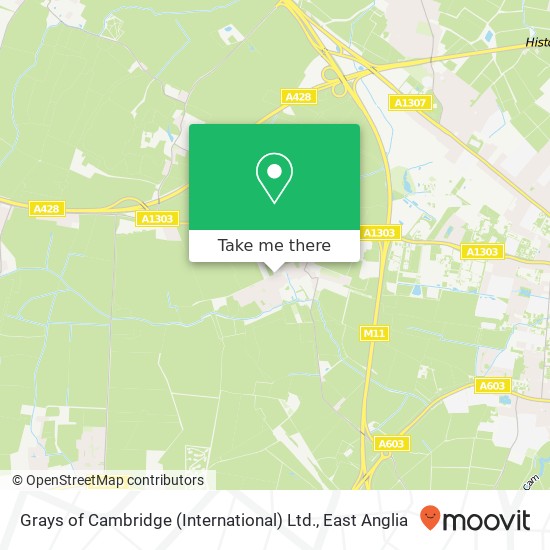 Grays of Cambridge (International) Ltd. map