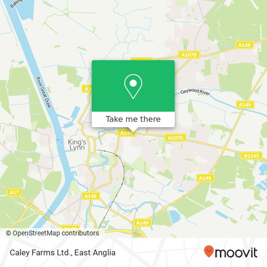 Caley Farms Ltd. map