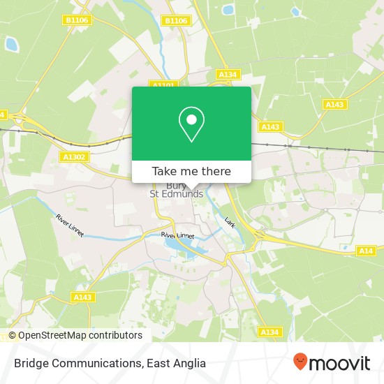 Bridge Communications map