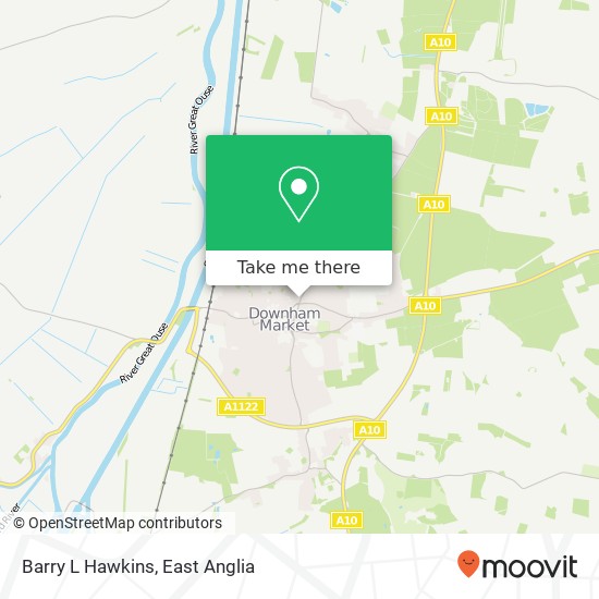 Barry L Hawkins map