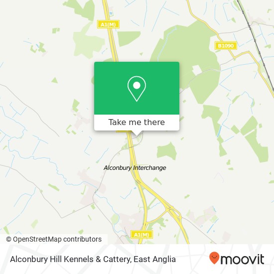 Alconbury Hill Kennels & Cattery map