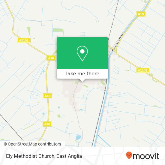 Ely Methodist Church map