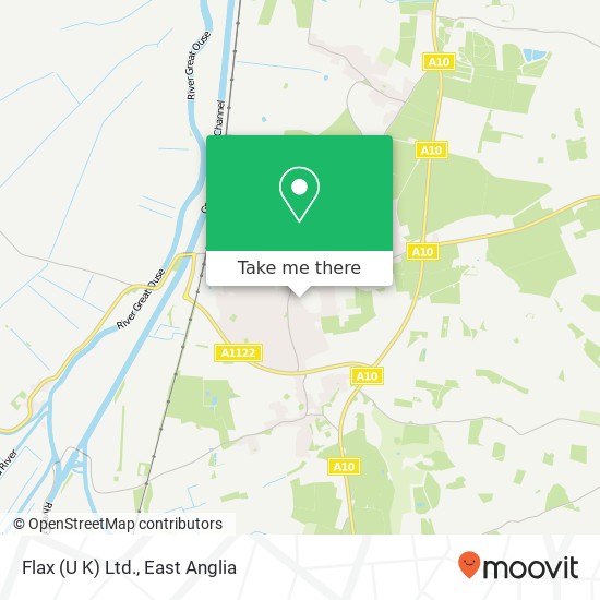 Flax (U K) Ltd. map