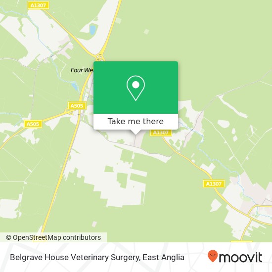 Belgrave House Veterinary Surgery map