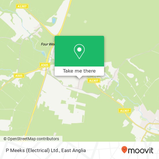 P Meeks (Electrical) Ltd. map