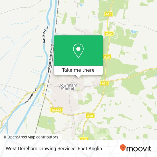 West Dereham Drawing Services map