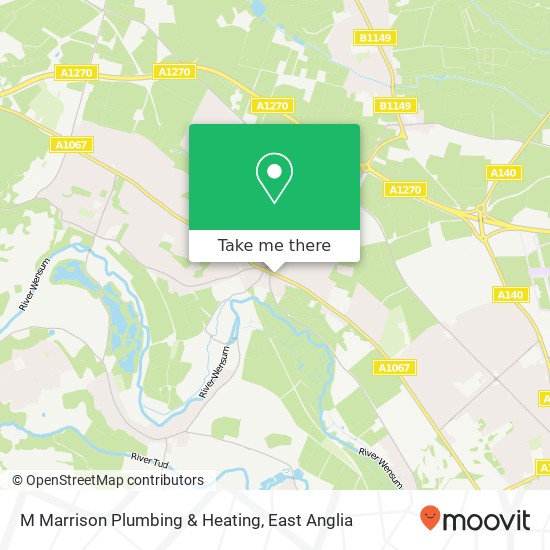 M Marrison Plumbing & Heating map
