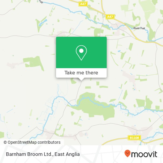 Barnham Broom Ltd. map