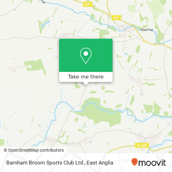 Barnham Broom Sports Club Ltd. map
