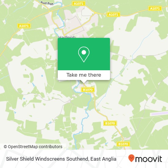 Silver Shield Windscreens Southend map