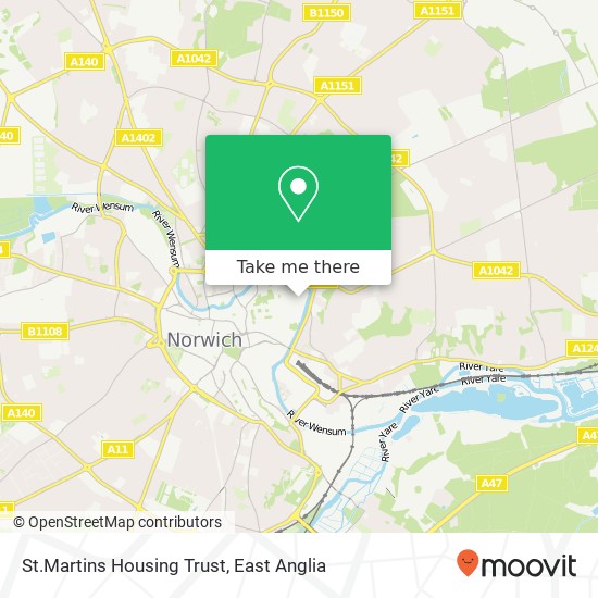 St.Martins Housing Trust map