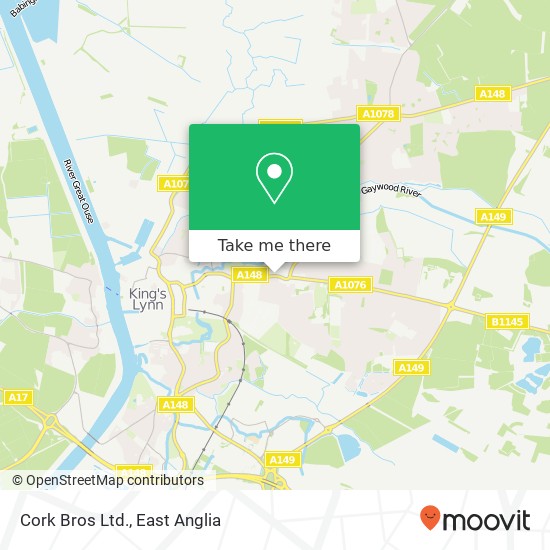 Cork Bros Ltd. map
