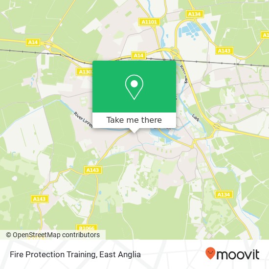 Fire Protection Training map