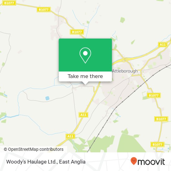 Woody's Haulage Ltd. map