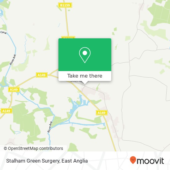 Stalham Green Surgery map