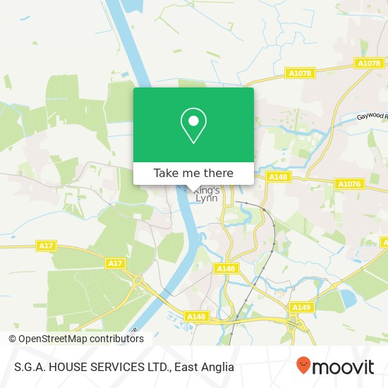 S.G.A. HOUSE SERVICES LTD. map