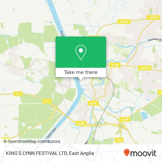 KING'S LYNN FESTIVAL LTD map