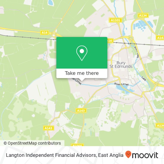 Langton Independent Financial Advisors map