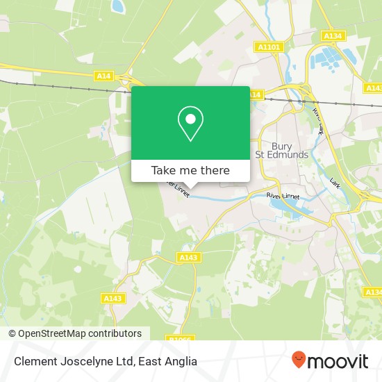 Clement Joscelyne Ltd map