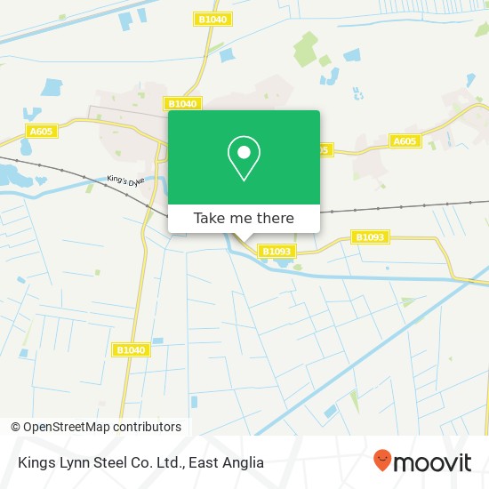 Kings Lynn Steel Co. Ltd. map