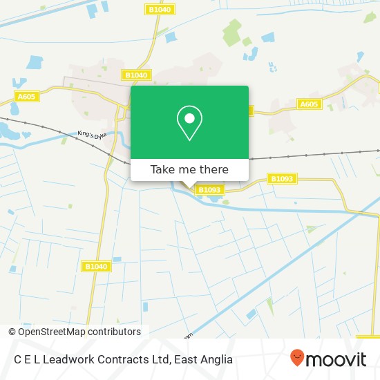 C E L Leadwork Contracts Ltd map
